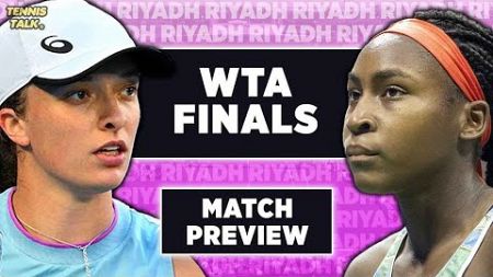 Swiatek vs Gauff | WTA Finals 2024 | Tennis Preview &amp; Prediction