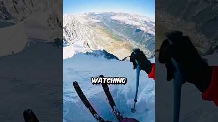 This skier really has no fear😳 #fitness #sport #ski #skiing #fyp #viralshorts #viralvideo