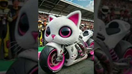 Evolution of cat : Giant Motogp Cat #shorts #shortvideo #viralvideo #love #cat #animals #ai #cute