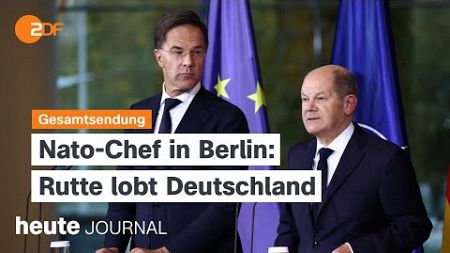 heute journal vom 04.11.2024 Rutte in Berlin, Streit in der Ampel-Koalition