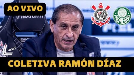 COLETIVA RAMÓN DIAZ AO VIVO - CORINTHIANS X PALMEIRAS DIRETO DA ARENA - BRASILEIRÃO 2024