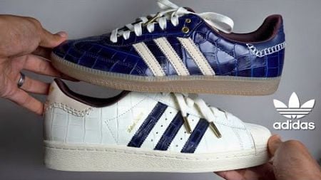 The BEST Pairs Yet? - Wales Bonner Adidas Crocodile Leather Samba &amp; Superstar Review &amp; On Feet