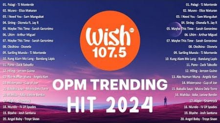 (Top 1 Viral) OPM Acoustic Love Songs 2024 Playlist 💗 Best Of Wish 107.5 Song Playlist 2024 #v9