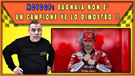 MOTOGP: BAGNAIA NON E&#39; UN CAMPIONE VE LO DIMOSTRO ❗❗