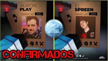 ESTOS SON LOS PRIMEROS 25 PARTICIPANTES DE SQUID CRAFT 3... (AURON, RUBIUS, DED, QUACKITY Y MAS)