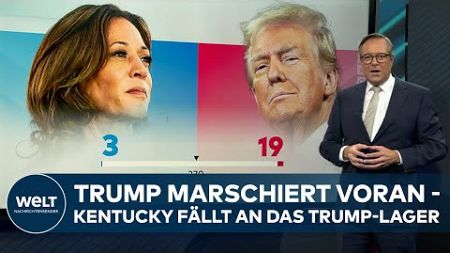 US-WAHL 2024: Kampf ums Weiße Haus - Trump gewinnt in Kentucky | WELT Analyse