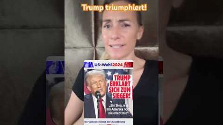 Trump triumphiert!#wahl#trump#harris#gewinner#politik#aktuell#deutschland#nachrichten#news#ampel #us