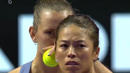 Ellen Perez &amp; Nicole Melichar-Martinez v Hsieh Su-Wei &amp; Elise Mertens, WTA Finals, Riyadh Highlights