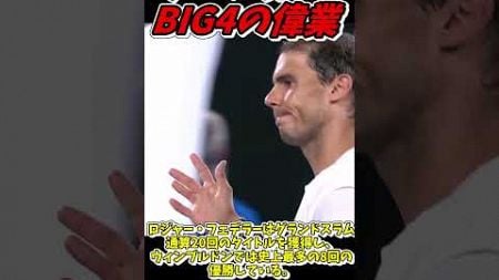 テニス界BIG4が凄すぎる件 #shorts #ジョコビッチ #テニス