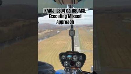 IFR simulation to DA… not seeing airport environment and execute Missed Approach #aviation #pilot