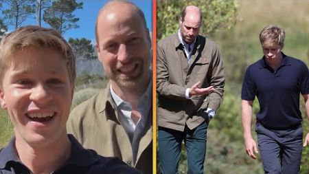 Robert Irwin INTERVIEWS Prince William While Hiking!