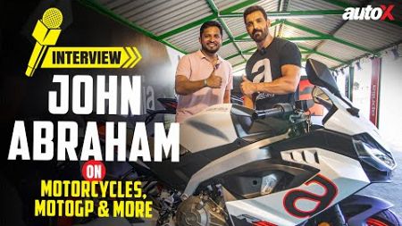 John Abraham on Motorcycling, Dhoom Remake, MotoGP, Aprilia &amp; More | Interview | 2024 India | autoX