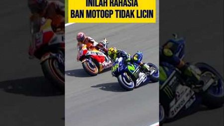 Inilah Rahasia Kenapa Ban MotoGP Tidak Licin‼️ #motogp #valentinorossi #marquez #faktaunik #shorts