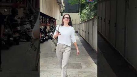 Model, Actress And Dancer Natasa Stanvokic Papped In Mumbai Wearing A Basics