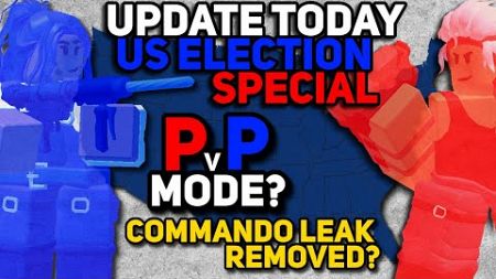 Update TODAY | PvP Mode? | Pursuit Rework? | Commando Leak DELETED | TDS US Election Update