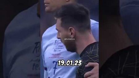 El Dia Que MESSI y CR7 Se ENFRENTARON Por ÚLTIMA VEZ 💔⭐ #messi #cr7 #futbol