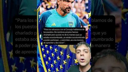 Diego Martinez prendio fuego al consejo de futbol 🟡🔵 #deporte #futbol #argentina #boca