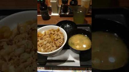 松屋の牛めし ( ブログのネタ用にアップした動画です )