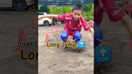 Super Star Long Jump 🔝 #longjump #pjok #fypyoutube #shorts