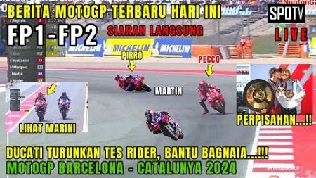 GEGER🔴BERITA MOTOGP HARI INI JUMAT 8 NOVEMBER 2024,MOTOGP HARI INI, FP1 FP2 MOTOGP CATALUNYA 2024