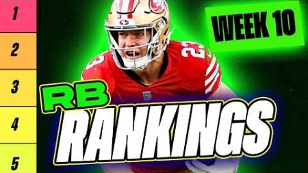 🔥 NEW Top 36 RB RANKINGS for Week 10 Fantasy Football 🚀 | Fantasy Football Rankings