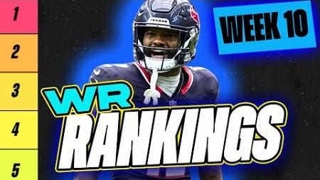 🔥 NEW Top 36 WR RANKINGS for Week 10 Fantasy Football 🚀 | Fantasy Football Rankings