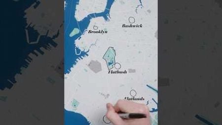 The foundation of the map of modern Brooklyn #history #newyorkhistory #brooklyn #travel #nyc