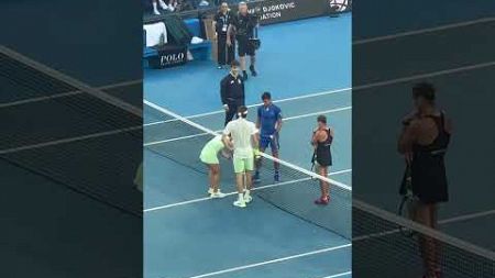 Djokovic and sabalenka vs Tsitsipas and Maria at the Australian open