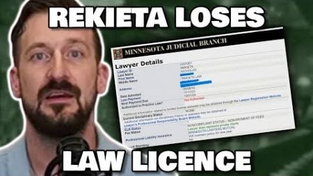 NICK REKIETA LOSES LAW LICENCE!