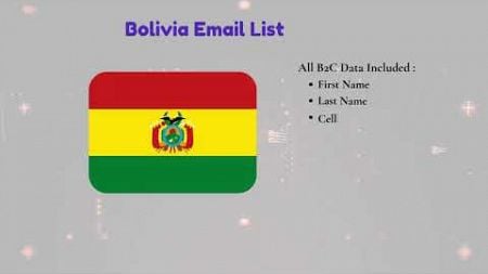 Bolivia Email List | Bolivia WhatsApp Number Database |