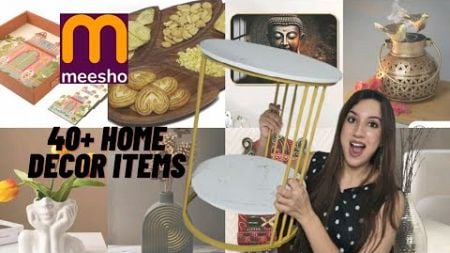 Huge Meesho Home Decor Haul🔥40+ Home Decor Items Starts at 150/-rs Meesho Home Decor Finds ❤️