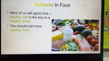 【电脑技术】小學生自製PPT幻灯片（Nutrients in Food）