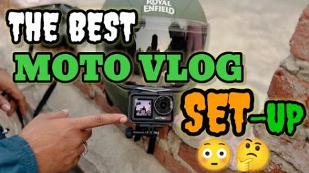 How to set best moto vlogs setup | making the best moto blogging set-up 🫣