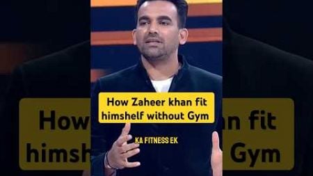 Zaheer Khan fitness mantra #zaheerkhan #souravganguly #shorts