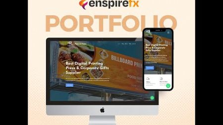 PORTFOLIO: Digital Printing Press E-commerce Website - Web Design Company in Ghana | EnspireFX