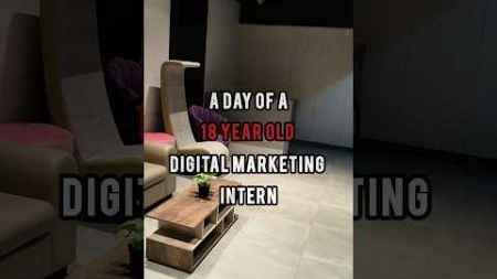 A day of a 18 year old digital marketing intern in Bengaluru #shorts