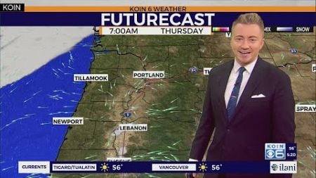 Dry to wet weekend ahead for Portland