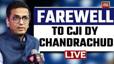 Supreme Court Bar Association Bids Farewell To CJI DY Chandrachud | India Today News