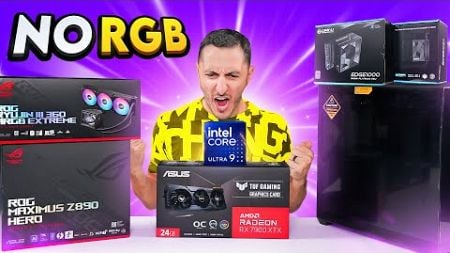 The Ultimate Zero RGB Dream Gaming PC Build!