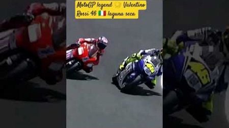 MotoGP legend 🌟 Valentino Rossi 46 🇮🇹 💛 vs Casey Stoner 🇦🇺 #lagunaseca#VR46#motoGP