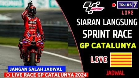 Jadwal Siaran Langsung sprint race MotoGP Catalunya 2024 hari ini - gp Catalunya live Trans7