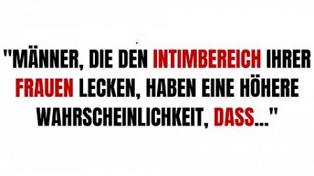 PSYCHOLOGIE-Fakten, DIE VIELE MÄNNER NICHT WISSEN!