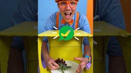 WHO&#39;S THAT DINOSAUR?! Blippi Learning Games! #blippi #shorts