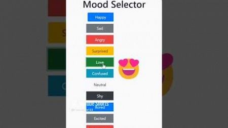 Smiley mood animation using html css bootstrap #shorts #viralnow #coding #webdesign #webdevelopment