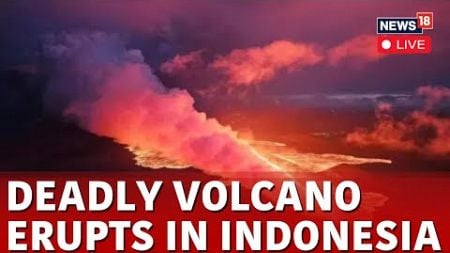 Indonesia&#39;s Mount Lewotobi Laki Laki Erupts Again | Residents To Permanently Relocate | Live | N18G