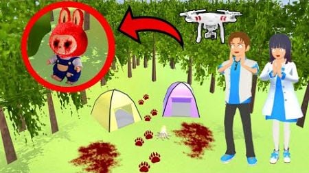 yuta mio panik nemu hantu labubu di tengah hutan waktu camping | SAKURA SCHOOL SIMULATOR