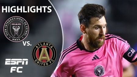 LIONEL MESSI ELIMINATED‼️ Inter Miami vs. Atlanta United | MLS Cup Playoff Highlights | ESPN FC