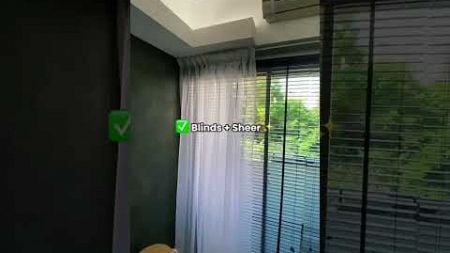 Zaman sekarang ni memang in trend match kan curtain dan blinds tau! Baru la nampak lengkap!!