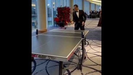 Federer smooth at Ping Pong! 😌 #tennis