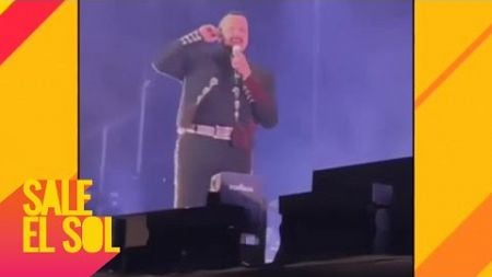 ¡Pepe Aguilar es ABUCHEADO al CANTAR Cuídamela Bien! | Sale el Sol